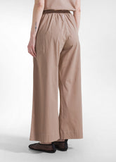 Hose Aus Stretch-Popeline - Braun - KHAKI BROWN | DEHA