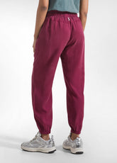 PANTALONI JOGGER IN LYOCELL ROSSO - CHERRY RED | DEHA