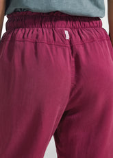 PANTALONI JOGGER IN LYOCELL ROSSO - Best Sellers | DEHA