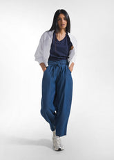 PANTALONI BALLOON IN DENIM LYOCELL BLU - LIGHT DENIM | DEHA