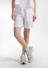 SHORTS IN LINO BIANCO - WHITE | DEHA