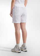 SHORTS IN LINO BIANCO - WHITE | DEHA