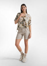 SHORTS IN LINO BEIGE - Bermuda | DEHA