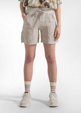 SHORTS IN LINO BEIGE - CLAY BEIGE | DEHA