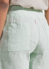 SHORTS IN LINO VERDE - Bermuda | DEHA