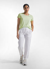 PANTALONI IN LINO BIANCO - Leisurewear | DEHA
