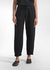 Linen Pants - Black - BLACK | DEHA