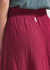 GONNA IN VISCOSA EFFETTO STROPICCIATO ROSSO - Vestiti, Gonne e Tute | DEHA