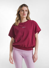 GILET IN COTONE FIAMMATO ROSSO - CHERRY RED | DEHA