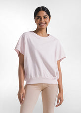 Flamé Cotton Vest - Pink - Sweaters | DEHA