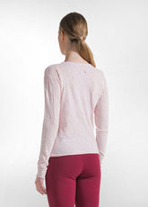 T-SHIRT SLIM FIT IN COTONE SLUB ROSA - BLUSH PINK | DEHA