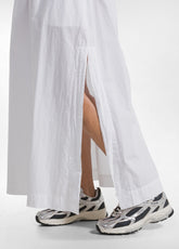 GONNA MAXI IN POPELINE EFFETTO PARACHUTE BIANCO - Vestiti, Gonne e Tute | DEHA