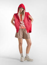 SHORTS IN TWILL DI LYOCELL MARRONE - Bermuda | DEHA