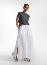 T-SHIRT EFFETTO SFUMATO IN COTONE ORGANICO NERO - Top & T-shirts | DEHA