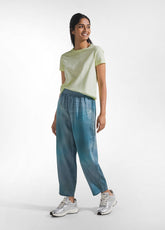 Ombre-Effekt T-Shirt Aus Bio-Baumwolle - Gelb - Tops & T-Shirts | DEHA