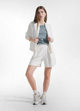 T-SHIRT EFFETTO SFUMATO IN COTONE ORGANICO VERDE - Top & T-shirts | DEHA