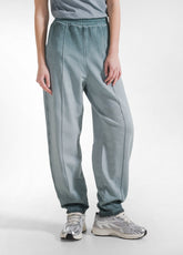 Faded Effect Balloon Trousers - Green - TEAL GREEN | DEHA