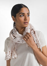 FOULARD IN MUSSOLA DI COTONE BEIGE - Accessori | DEHA