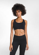 KURZES RACERBACK-TOP AUS JERSEY-STRETCH - SCHWARZ - DEHA ESSENTIALS | DEHA