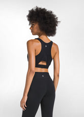 TOP VOGATORE CORTO IN JERSEY STRETCH NERO - BLACK | DEHA