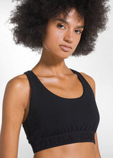 TOP VOGATORE CORTO IN JERSEY STRETCH NERO - BLACK | DEHA