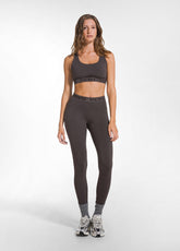 TOP VOGATORE CORTO IN JERSEY STRETCH MARRONE - Activewear | DEHA
