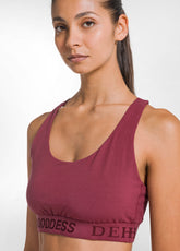 TOP VOGATORE CORTO IN JERSEY STRETCH ROSSO - CHERRY RED | DEHA