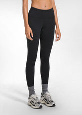 LOGO STRETCH JERSEY LEGGINGS - BLACK - BLACK | DEHA