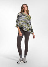 LEGGINGS IN JERSEY STRETCH CON LOGO MARRONE - Activewear | DEHA