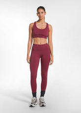 SET AUS TOP UND LEGGINGS AUS STRETCH-JERSEY IN ROT - Co-ord Sets & Trainingsanzüge | DEHA