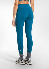 GREEN STRETCH JERSEY TOP AND LEGGINGS SET - | DEHA