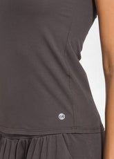 T-SHIRT IN COTONE ORGANICO MARRONE - COCOA BROWN | DEHA