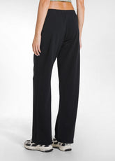 PANTALONE IN FELPA DI COTONE STRETCH NERO - BLACK | DEHA