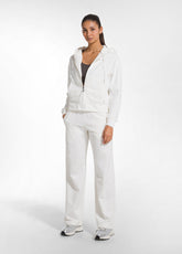 SWEATHOSE AUS BAUMWOLL-STRETCH - WEISS - Jogginghose | DEHA