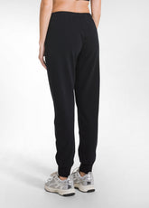 BLACK STRETCH COTTON ZIP-UP SWEATSHIRT AND JOGGERS SET - | DEHA