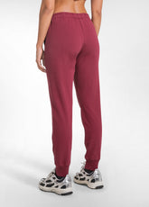 RED STRETCH COTTON HOODIE AND JOGGER TRACKSUIT - | DEHA