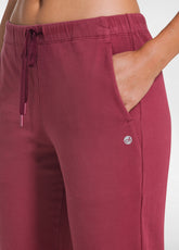RED STRETCH COTTON HOODIE AND JOGGER TRACKSUIT - | DEHA