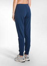 SWEATSET AUS SWEATSHIRT UND JOGGER AUS STRETCH-BAUMWOLLE IN BLAU - | DEHA