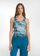CANOTTA IN MICROFIBRA CON STAMPA ALLOVER OTHER - Activewear | DEHA