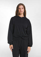 FELPA IN MORBIDO COTONE NERO - BLACK | DEHA