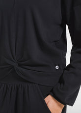 FELPA IN MORBIDO COTONE NERO - BLACK | DEHA