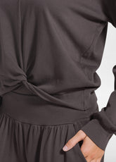 FELPA IN MORBIDO COTONE MARRONE - COCOA BROWN | DEHA