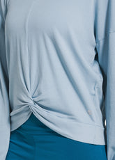 FELPA IN MORBIDO COTONE BLU - FOGGY LIGHT BLUE | DEHA