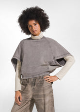 CAPPA IN COTONE ORGANICO MARMORIZZATO OTHER - Felpe e Maglie | DEHA