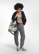 ACID-WASH ORGANIC COTTON JOGGERS - MULTICOLOR - MARBLED COCOA BROWN | DEHA