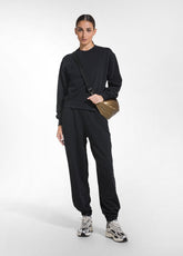 BALLOON-HOSE AUS BIO-BAUMWOLL-SWEAT - SCHWARZ - DEHA ESSENTIALS | DEHA