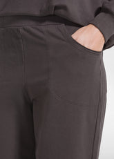 SLIM-FIT STRETCH COTTON TROUSERS - BROWN - COCOA BROWN | DEHA