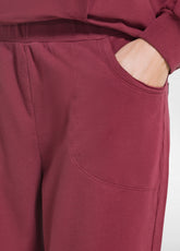 SLIM-FIT STRETCH COTTON TROUSERS - RED - CHERRY RED | DEHA