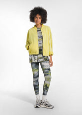 FELPA CON ZIP IN MORBIDO PILE GIALLO - VIBRANT YELLOW | DEHA