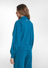 SWEAT-SET AUS ZIP-JACKE UND JOGGINGHOSE IN GRÜN - | DEHA